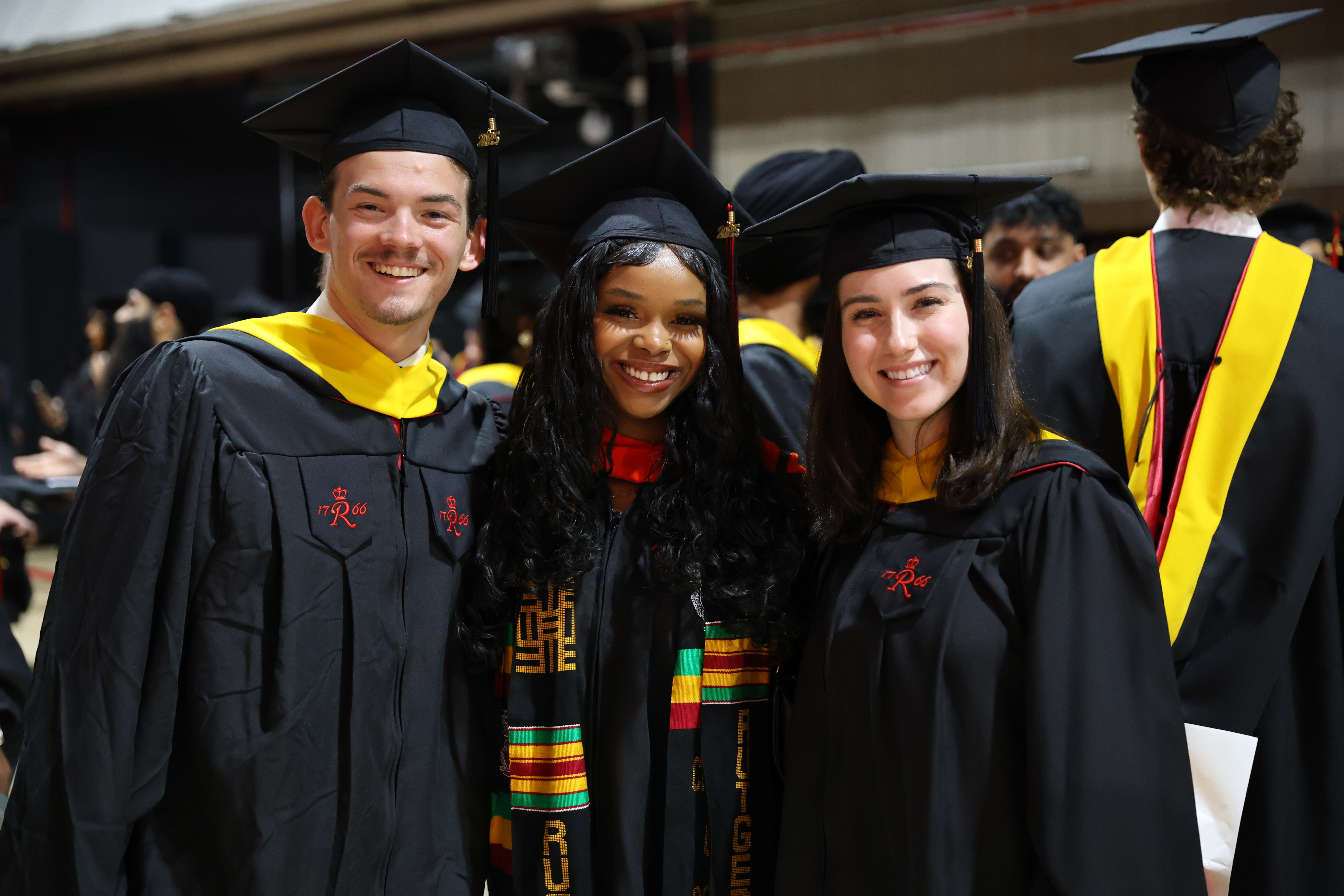Three graduates 