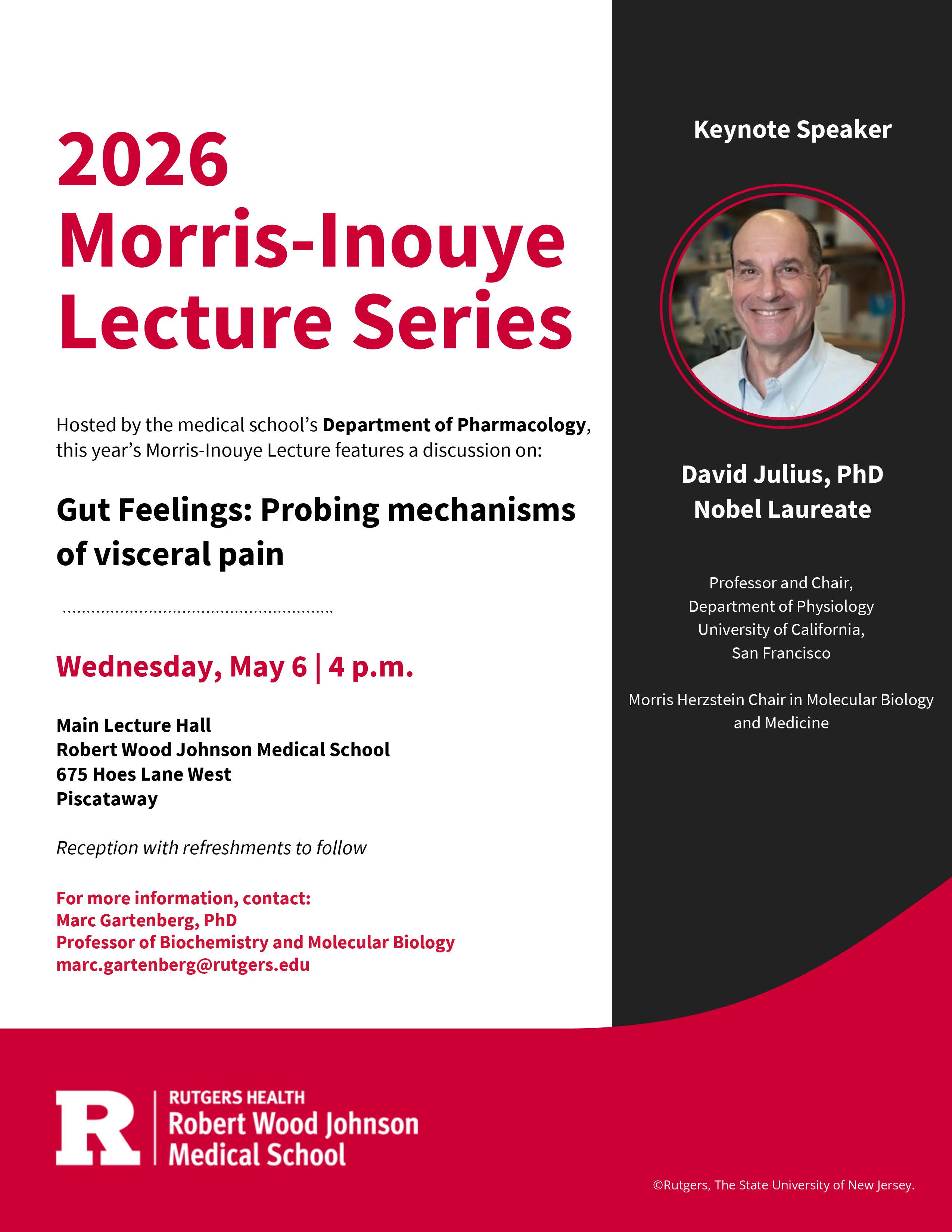 2026 Morris-Inouye Lecture-Leslie Vosshall Flyer