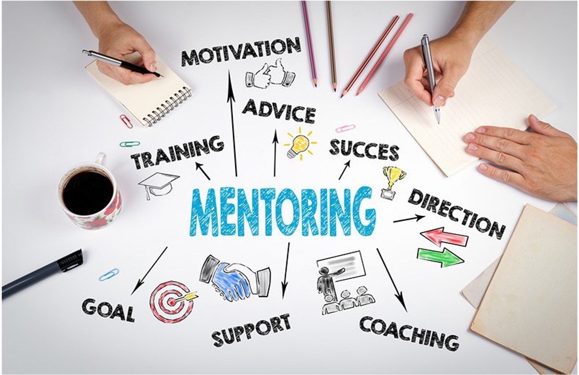 This is a photo of the principles of mentoring